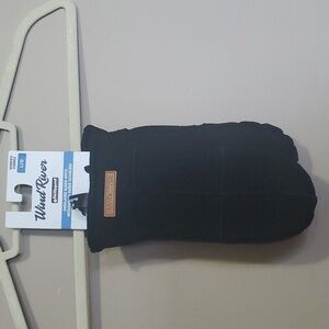 Insulated suede mitts